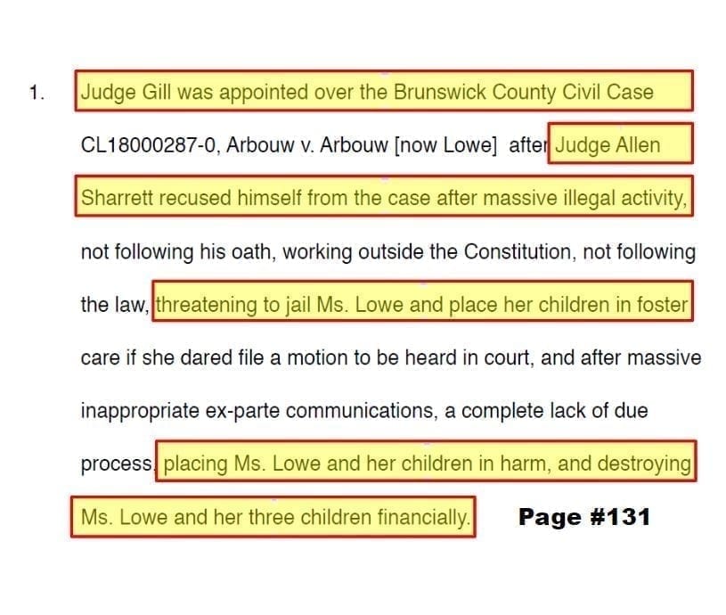 This image has an empty alt attribute; its file name is Political-Discrimination-By-US-Family-Courts-Victim-Targeting-Kimberly-Lowe-Page-131-1.jpg